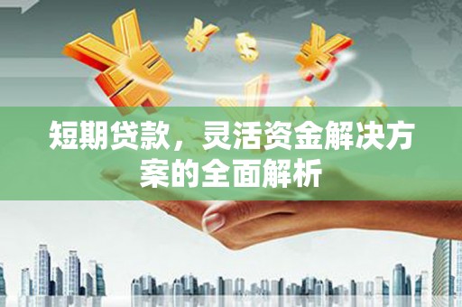 旌德短期贷款，灵活资金解决方案的全面解析