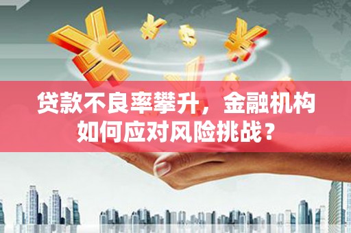 旌德贷款不良率攀升，金融机构如何应对风险挑战？