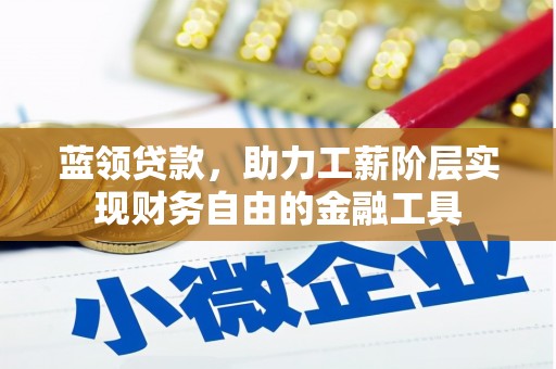 旌德蓝领贷款，助力工薪阶层实现财务自由的金融工具