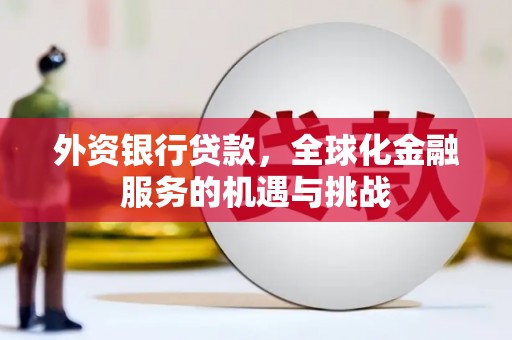 旌德外资银行贷款，全球化金融服务的机遇与挑战