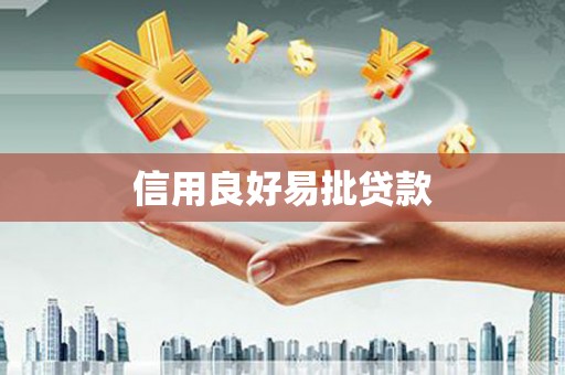 旌德信用良好易批贷款